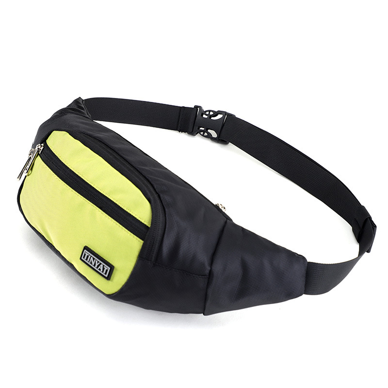 TINYAT Férfi deréktáska – Nylon, vízálló, városi minimalist stílus, keresztpántos, kompatibilis laptop