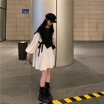 Kismama kosztüm hosszú ujjú, 3/4- hosszú nadrág, chenille anyag, spandex <30%, japán-koreai lazább stílus