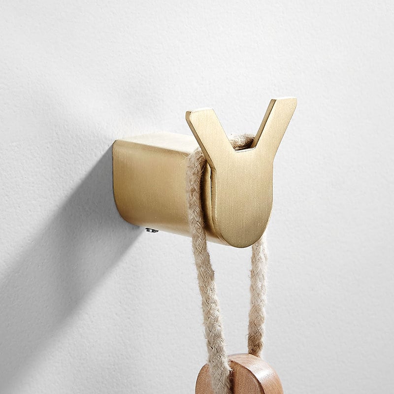 Ραφιέρα πετσετών, 2 επιπέδων, από ανοξείδωτο χάλυβα 304, φινίρισμα wire drawing, τοποθέτηση επιτοίχια με κρυφή βάση στερέωσης