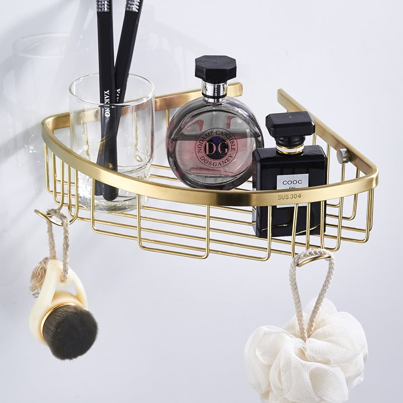 Ραφιέρα πετσετών, 2 επιπέδων, από ανοξείδωτο χάλυβα 304, φινίρισμα wire drawing, τοποθέτηση επιτοίχια με κρυφή βάση στερέωσης