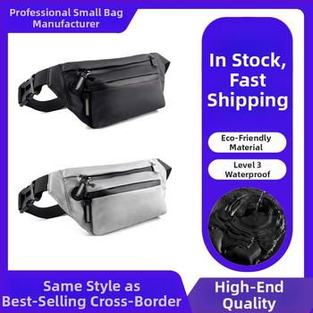 Borsetă talie sport PU impermeabilă, unisex, pentru activități în aer liber