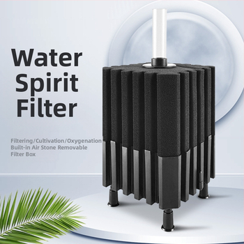 Okysličovacia pumpa pre akvárium s integrovaným filtrom, z plastu, vhodná pre sladkovodné aj morské ryby