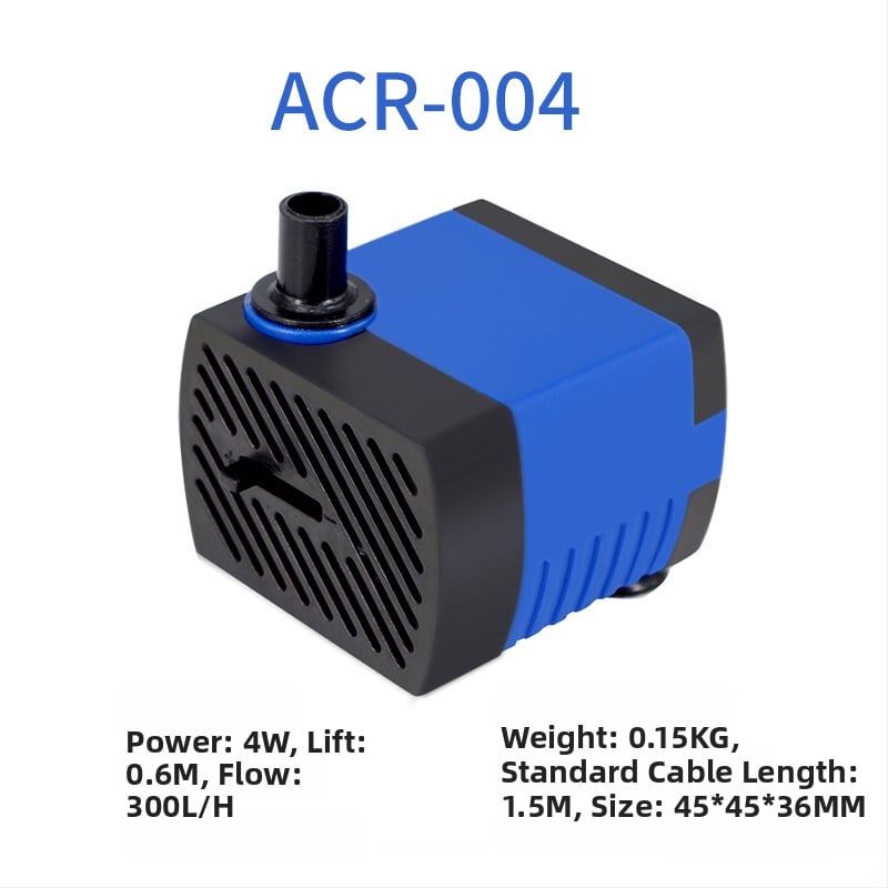 Akvarisztikai merülőpumpa | horizontális kivitel, egyfokozatú, víz pumpálása és oxigénellátás | Márka Chuangrui, tömeg 20 kg