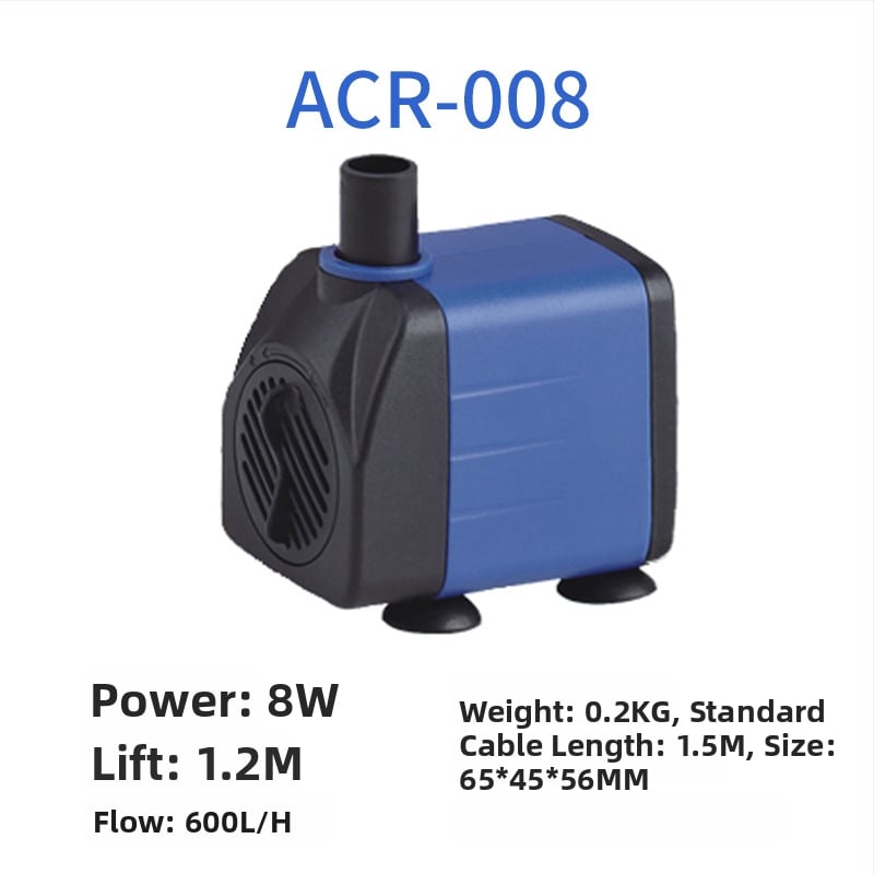 Akvarisztikai merülőpumpa | horizontális kivitel, egyfokozatú, víz pumpálása és oxigénellátás | Márka Chuangrui, tömeg 20 kg