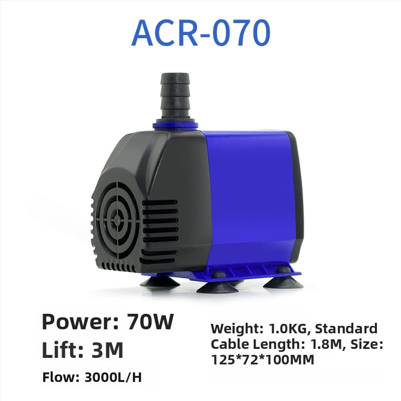 Akvarisztikai merülőpumpa | horizontális kivitel, egyfokozatú, víz pumpálása és oxigénellátás | Márka Chuangrui, tömeg 20 kg