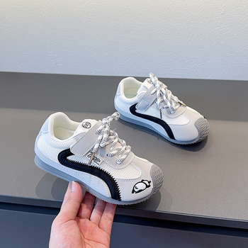 Dječje mrežaste prozračne tenisice za trening s Velcro kopčanjem, unisex, gumeni potplat, proljeće 2026