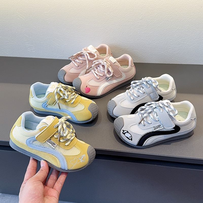 Dječje mrežaste prozračne tenisice za trening s Velcro kopčanjem, unisex, gumeni potplat, proljeće 2026