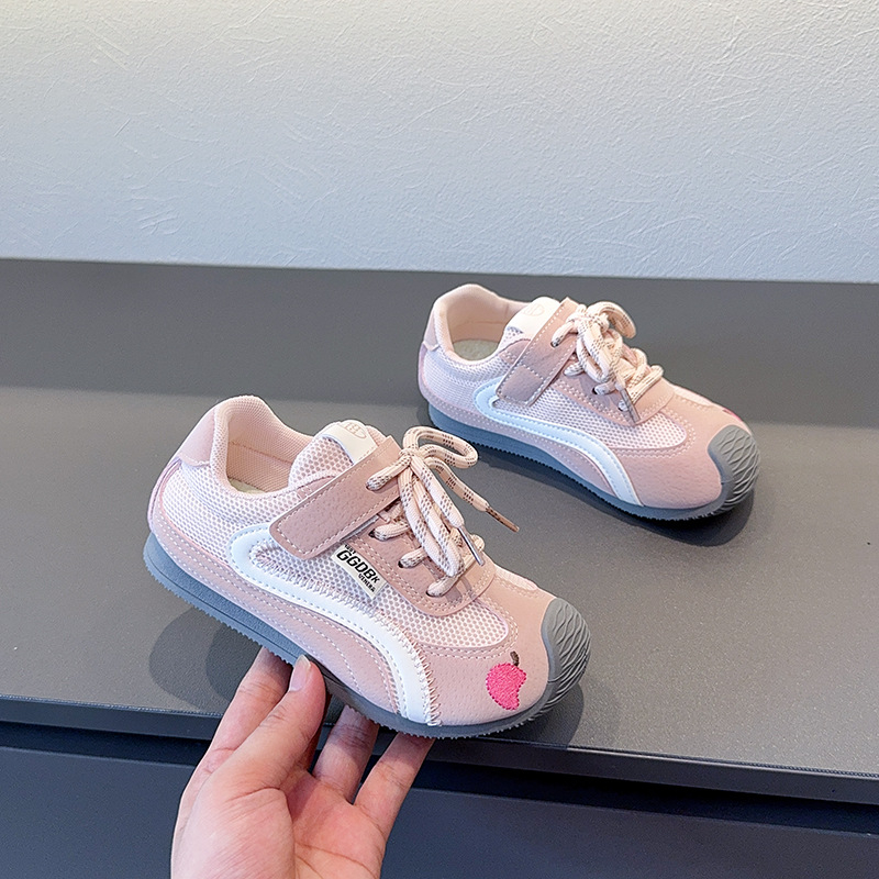 Dječje mrežaste prozračne tenisice za trening s Velcro kopčanjem, unisex, gumeni potplat, proljeće 2026