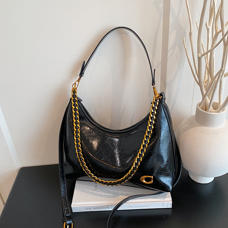 PU crossbody torba, urban minimalističkog stila (Materijal: PU, Zatvaranje: zatvarač, Unutarnja pretinac za telefon, Remeni: dvostruke, Oblik: vodoravni pravokutnik)