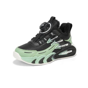 Djeca trkačke tenisice, unisex, s Velcro kopčanjem, zimskom izolacijom, prozračne