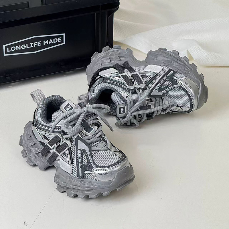 Dječje tenisice za trčanje s prozračnim gornjim dijelom od mrežice, potplata od sintetičke gume, Velcro zatvaranje, unisex, 4–12 godina, proljeće i jesen.
