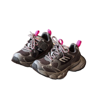 Pantofi pentru copii Dad Shoes cu Velcro, motif alfabet, ușori, partea superioară din microfibră, talpă EVA, primăvara 2026