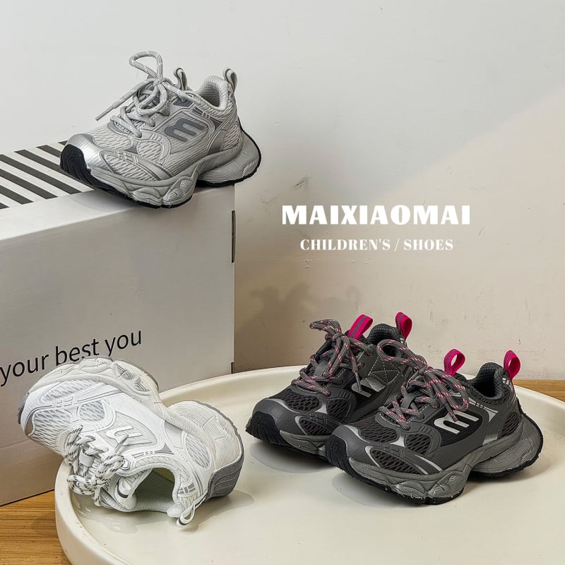 Pantofi pentru copii Dad Shoes cu Velcro, motif alfabet, ușori, partea superioară din microfibră, talpă EVA, primăvara 2026