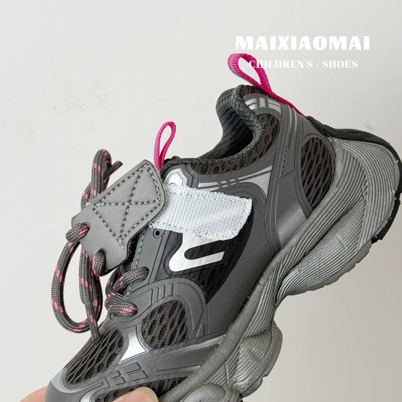 Pantofi pentru copii Dad Shoes cu Velcro, motif alfabet, ușori, partea superioară din microfibră, talpă EVA, primăvara 2026