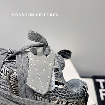 Pantofi sport unisex pentru copii în stil Dad Shoes - partea superioară din piele de vită cu două straturi, talpă din cauciuc, potriviți pentru primăvară, vară și toamnă, ușori și comozi