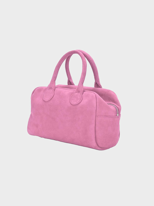 Ženska torba Boston Bowling Bag — PU materijal, vodoravan kvadratni oblik, zatvaranje na zip, unutarnji džep sa zipom