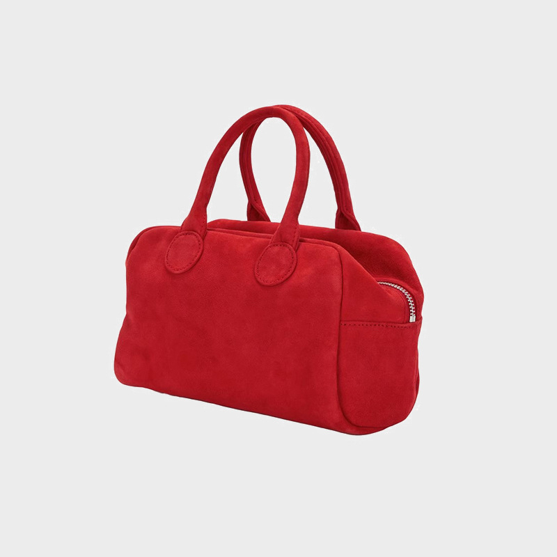 Ženska torba Boston Bowling Bag — PU materijal, vodoravan kvadratni oblik, zatvaranje na zip, unutarnji džep sa zipom