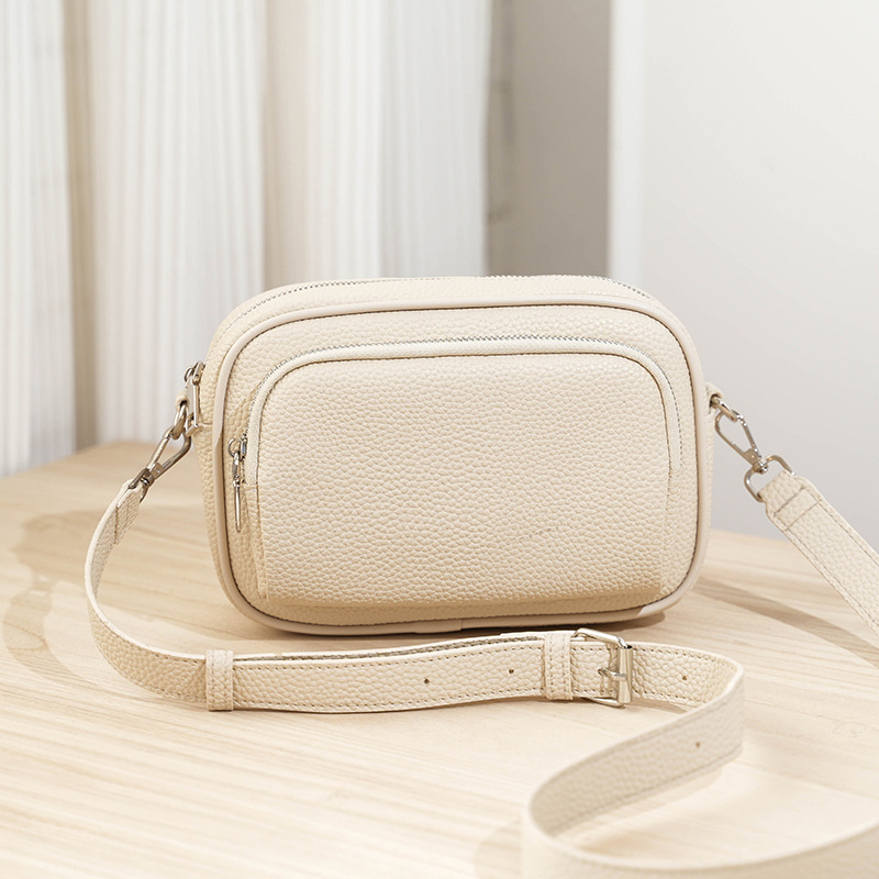 PU crossbody kvadratna torbica sa zipom, poliester podloga, s jednim ramenskim remenom