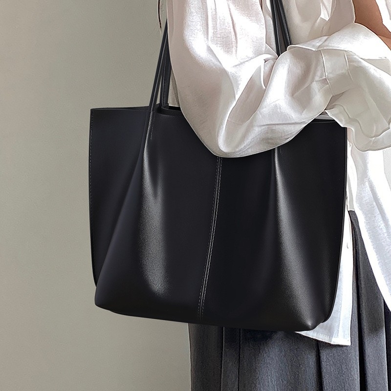 SEAMMER Tote torba – urban stil, koža od tele split (dvostruka) + sintetička koža, unutarnja podstava od tkanine, zatvaranje poklopcem, džepovi sa zatvaračem i džep za telefon