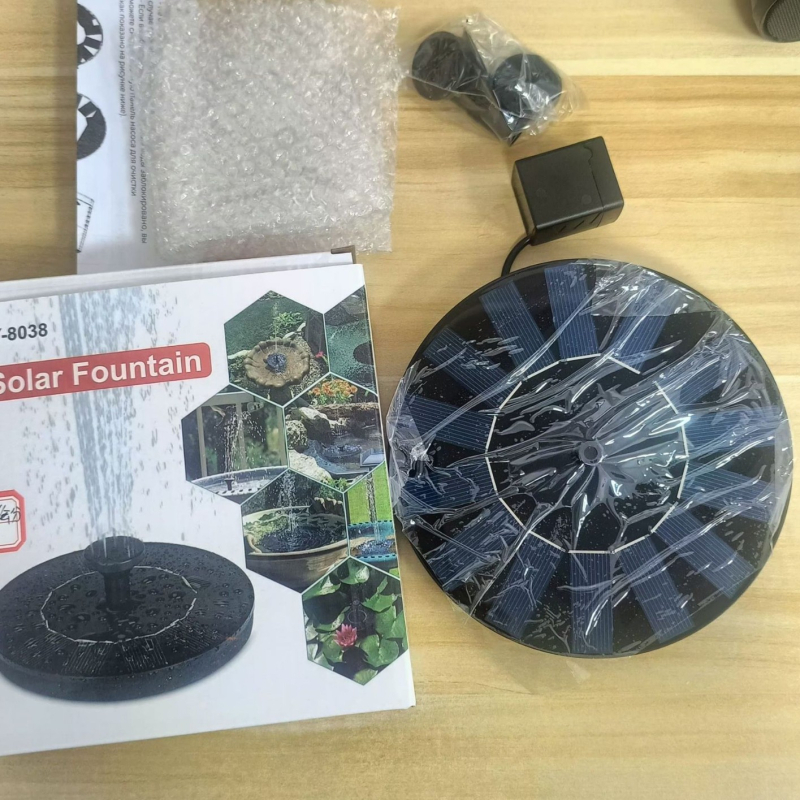 Kézműves fontán gyantából, mintázott permetezéssel