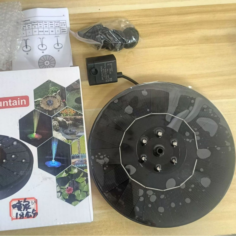 Kézműves fontán gyantából, mintázott permetezéssel