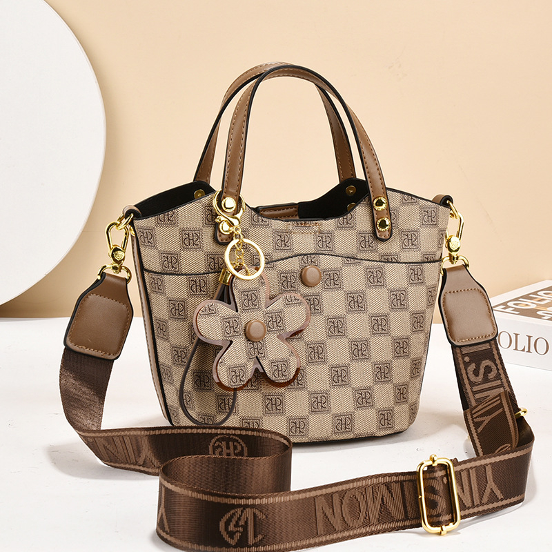 Yin Ximan Torba košara za povrće - PU torba u obliku košare, zatvarač, podstava od poliestera, svakodnevna crossbody torba