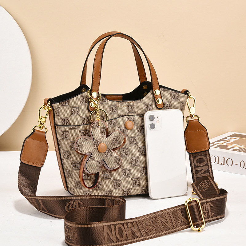 Yin Ximan Torba košara za povrće - PU torba u obliku košare, zatvarač, podstava od poliestera, svakodnevna crossbody torba