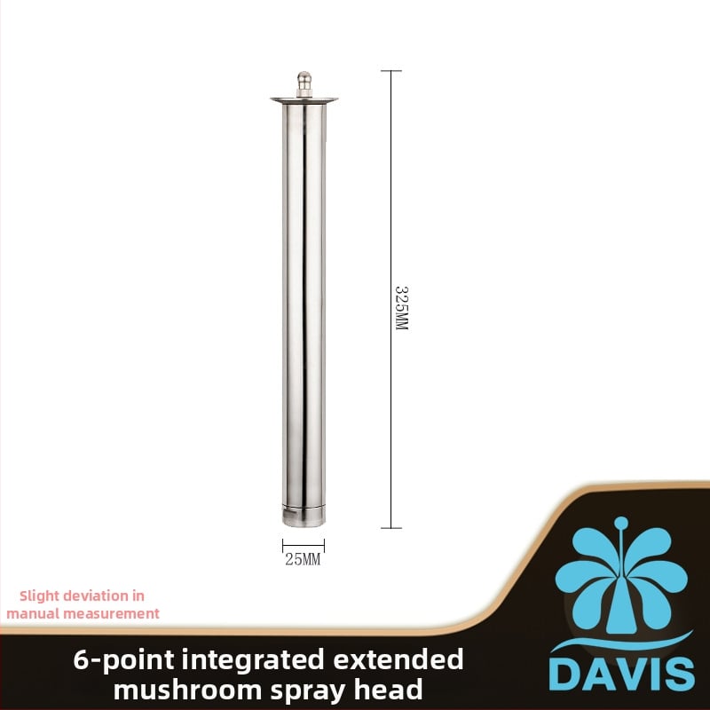 Ανοξείδωτο ενσωματωμένο επεκτεινόμενο ακροφύσιο μανιταριού για υδάτινα τοπία φουντάν (Υλικό: ανοξείδωτο ατσάλι; Εφαρμογή: υδάτινο τοπίο φουντάν; Μάρκα: Davis)