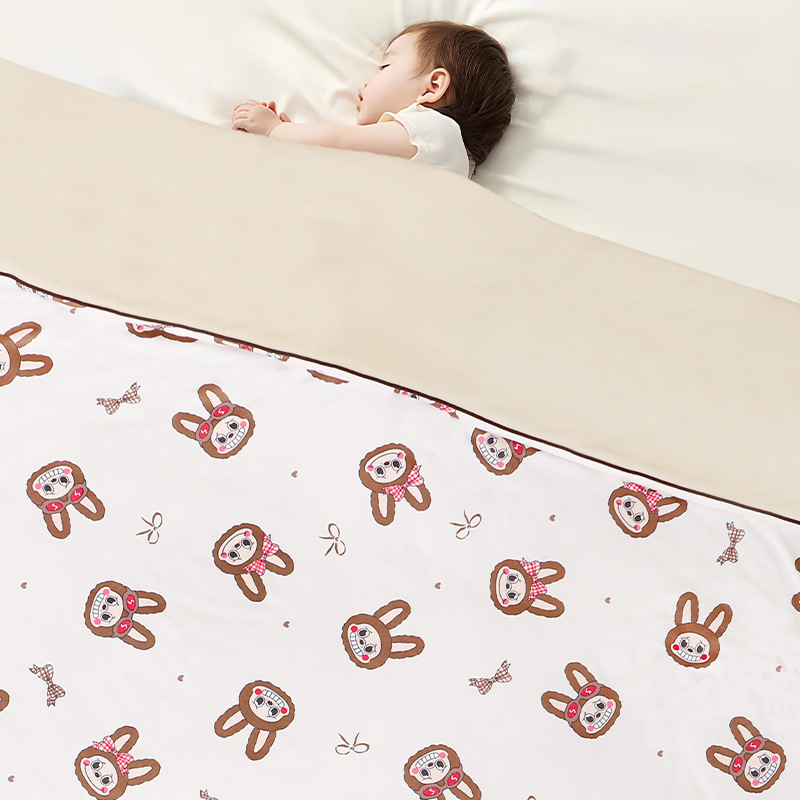 Mu Mu Bear Dječji pamučni quilt – Sve sezone, Antibakterijski, Strojno pranje