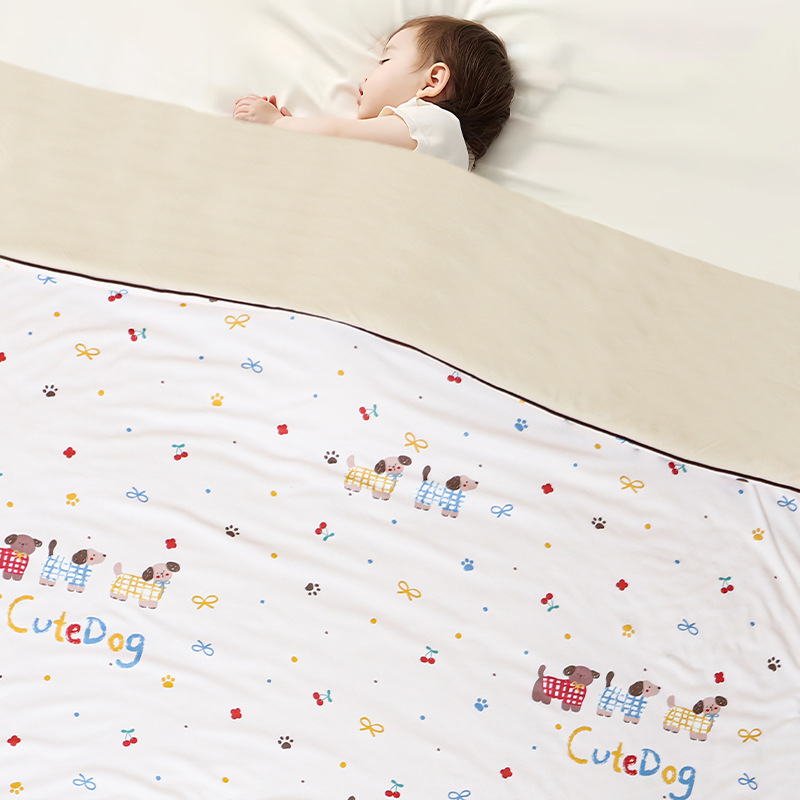 Mu Mu Bear Dječji pamučni quilt – Sve sezone, Antibakterijski, Strojno pranje