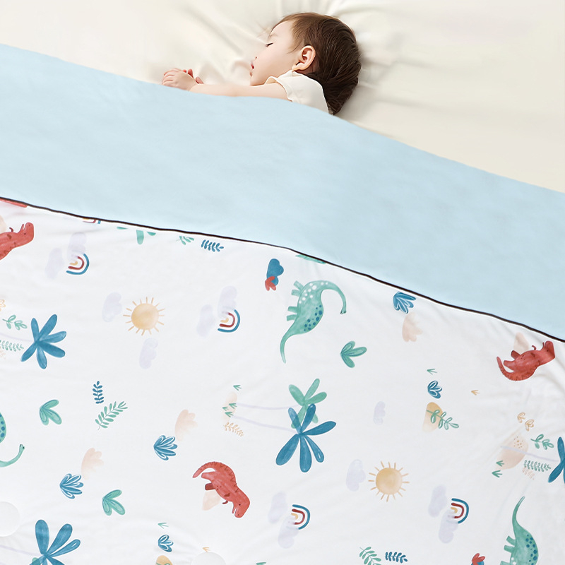 Mu Mu Bear Dječji pamučni quilt – Sve sezone, Antibakterijski, Strojno pranje