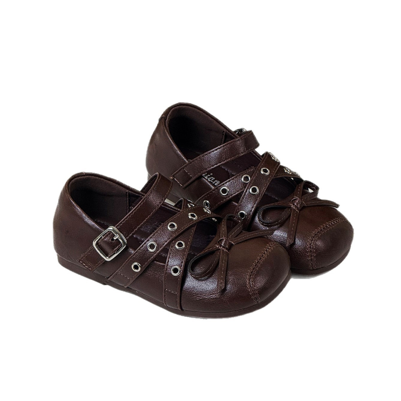 Mai Xiao Mai Pantofi pentru copii din Microfibră - Închidere Velcro, Talpă de Cauciuc Antiderapantă, Partea superioară din Microfibră, Primăvara 2026, Stil Coreean