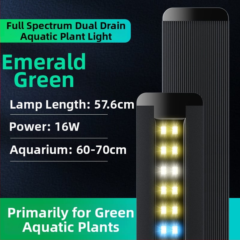 FKSC 10W φωτιστικό ενυδρείου από ανοξείδωτο χάλυβα με πλήρες φάσμα