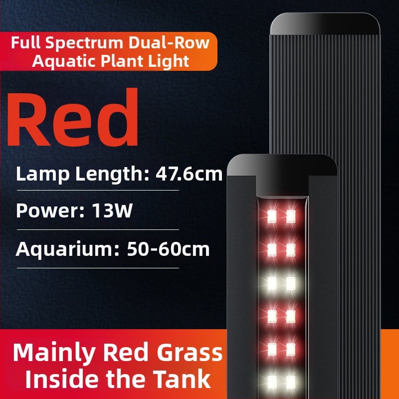 FKSC 10W φωτιστικό ενυδρείου από ανοξείδωτο χάλυβα με πλήρες φάσμα