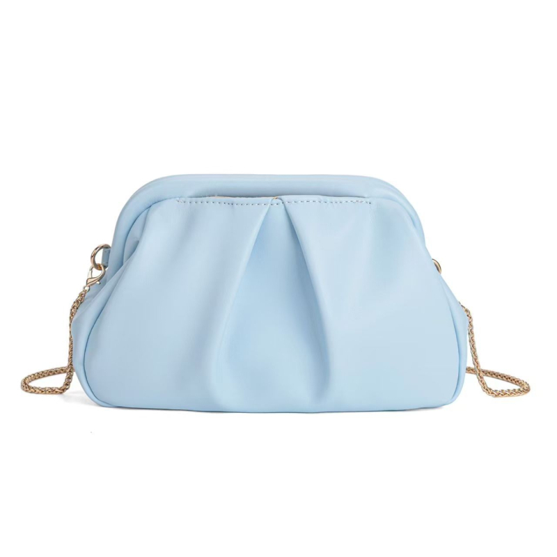 Ženska torbica s lancem za rame i crossbody – večernja torba velike kapacitete, PU materijal, poliester podstava, unutarnji džepovi za telefon i dokumente, vodoravni kvadratni oblik, zatvaranje zatvaračem