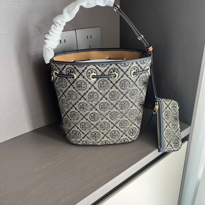 2025 nova denim bucket torba s vrpcom za zatvaranje, crossbody nošenje, ručka i dvostruki remeni
