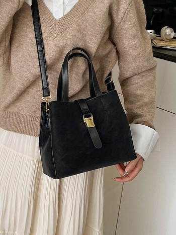 Ženska bucket torba s crossbody remenom, 2026. model, velika kapaciteta, svakodnevna uporaba, tote torba