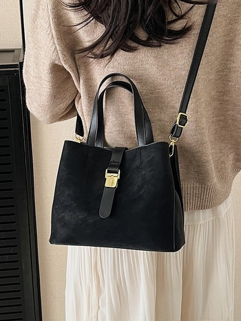 Ženska bucket torba s crossbody remenom, 2026. model, velika kapaciteta, svakodnevna uporaba, tote torba