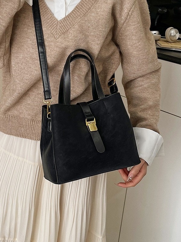 Ženska bucket torba s crossbody remenom, 2026. model, velika kapaciteta, svakodnevna uporaba, tote torba