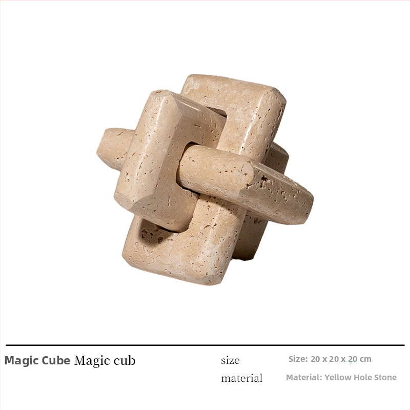 Umjetna cvjetna aranžacija - Left gu - Moderan minimalistički stil - Plastika, smola