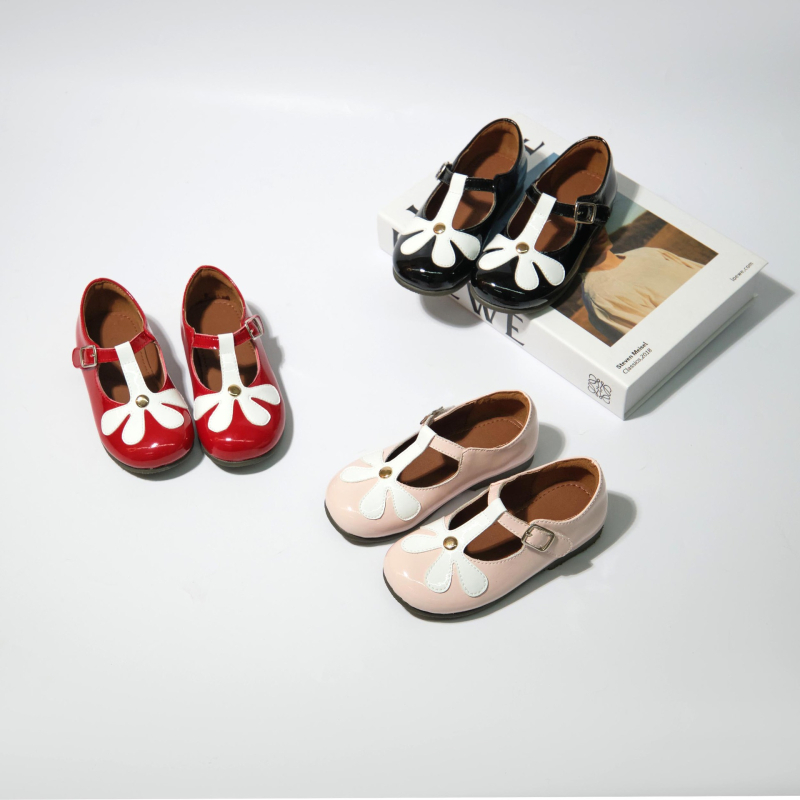 Pantofi dama din piele cu Velcro, partea superioară din două straturi de piele de vacă, talpă din cauciuc, căptușeală din fibre superioare — lansare toamnă 2025