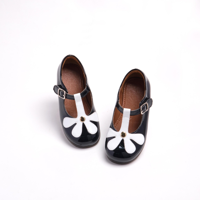 Pantofi dama din piele cu Velcro, partea superioară din două straturi de piele de vacă, talpă din cauciuc, căptușeală din fibre superioare — lansare toamnă 2025