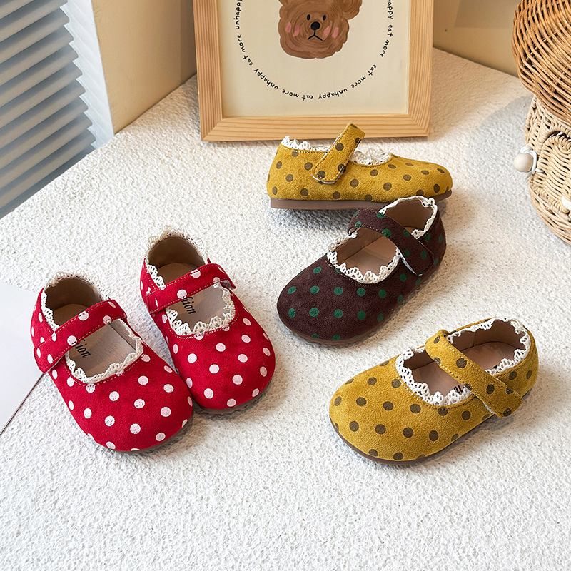 Pantofi pentru fete cu Velcro, partea superioară din material textil, talpă din cauciuc, guler joasă, culoare solidă, bran PU, potriviți pentru 4–16 ani, pentru toate anotimpurile