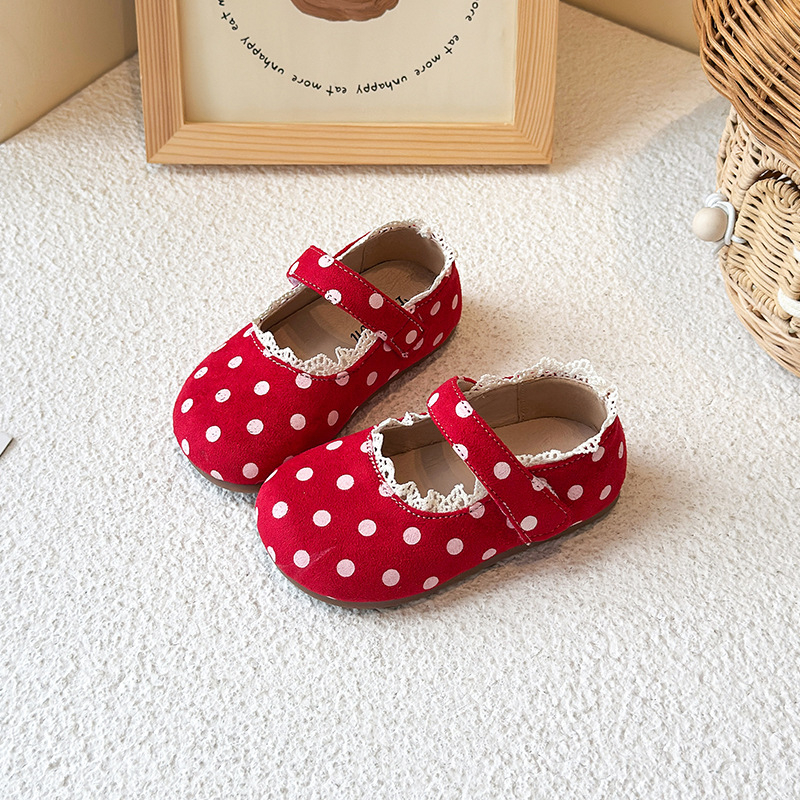 Pantofi pentru fete cu Velcro, partea superioară din material textil, talpă din cauciuc, guler joasă, culoare solidă, bran PU, potriviți pentru 4–16 ani, pentru toate anotimpurile