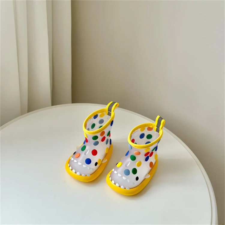 Dječje kišne cipele, unisex, PVC gornji dio, niska visina, vodootporne, protuklizne