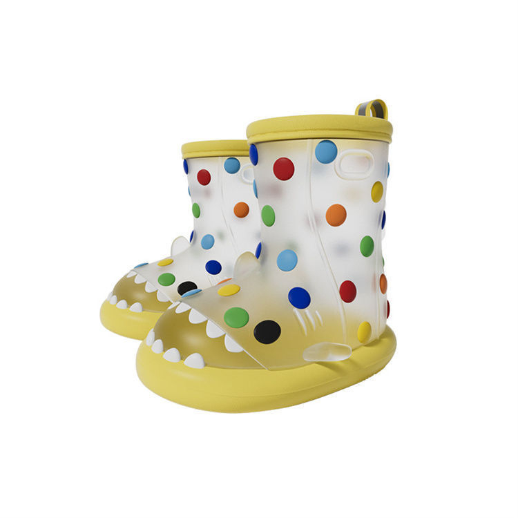 Dječje kišne cipele, unisex, PVC gornji dio, niska visina, vodootporne, protuklizne