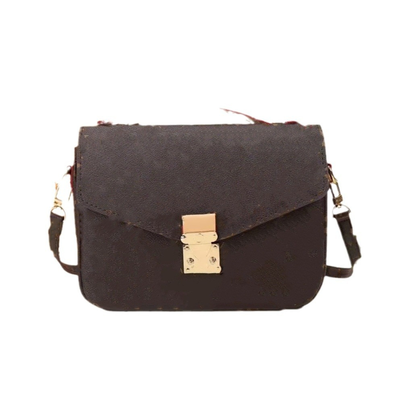 PU materijal Messenger torba, horizontalnog kvadratnog oblika, zatvaranje klapnom, poliester podstava, crossbody remen