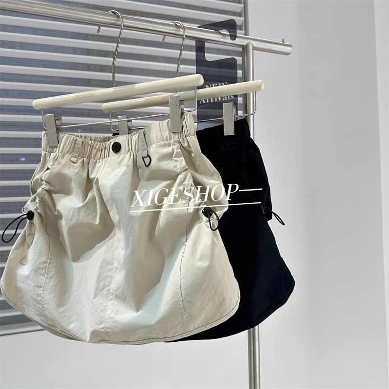 Φούστα Α-γραμμής για γυναίκες, φινίρισμα με πρέσα, πολυεστερικό ύφασμα, περιεκτικότητα πολυεστέρα 50–70%, Άνοιξη 2025, στυλ μετακίνησης/γραφείου