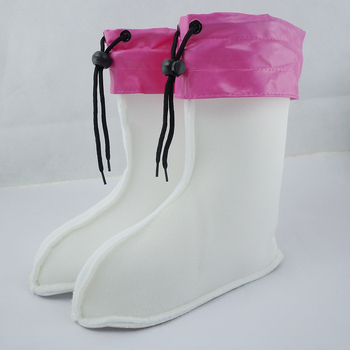 Cizme de ploaie pentru femei, iarnă, cu partea superioară din plastic, înălțime medie a tibiei, model uni