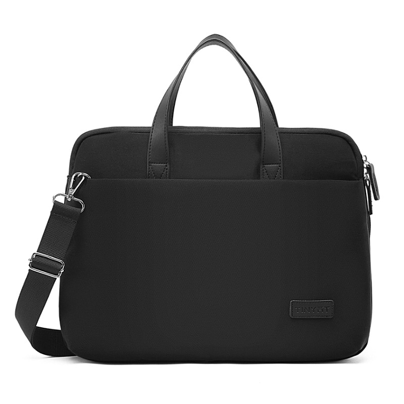 Tianyi Crossbody torba za prijenosno računalo — prozračna, vodootporna, otporna na potrese; materijal: poliester; uzorak: jednofarban; neutralan dizajn